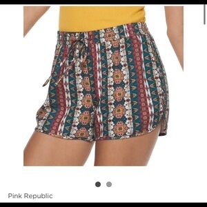 Juniors' Pink Republic Soft Woven Shorts